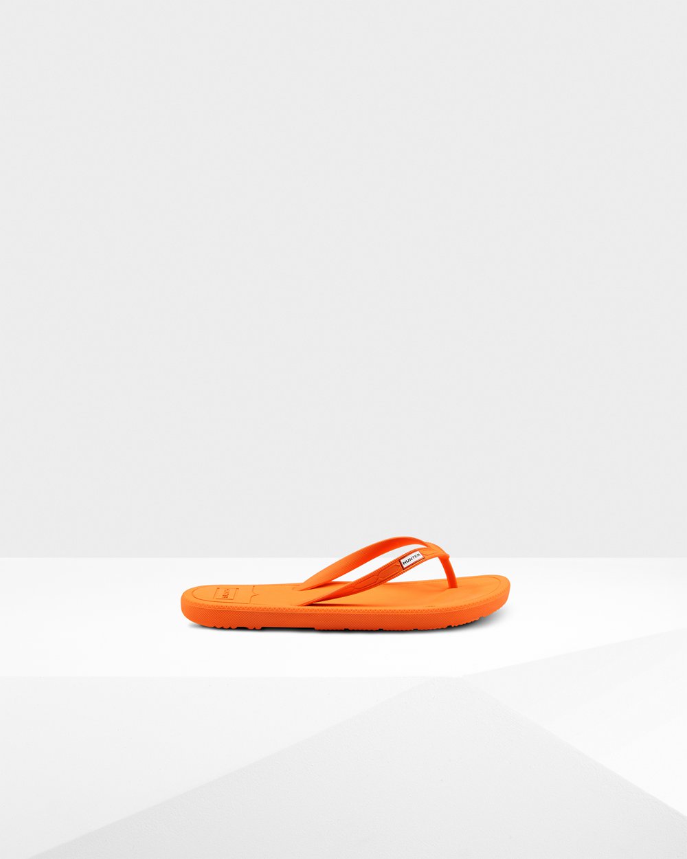 Hunter Flip Flops Oransje - Dame Original - Norge JKITYU-129